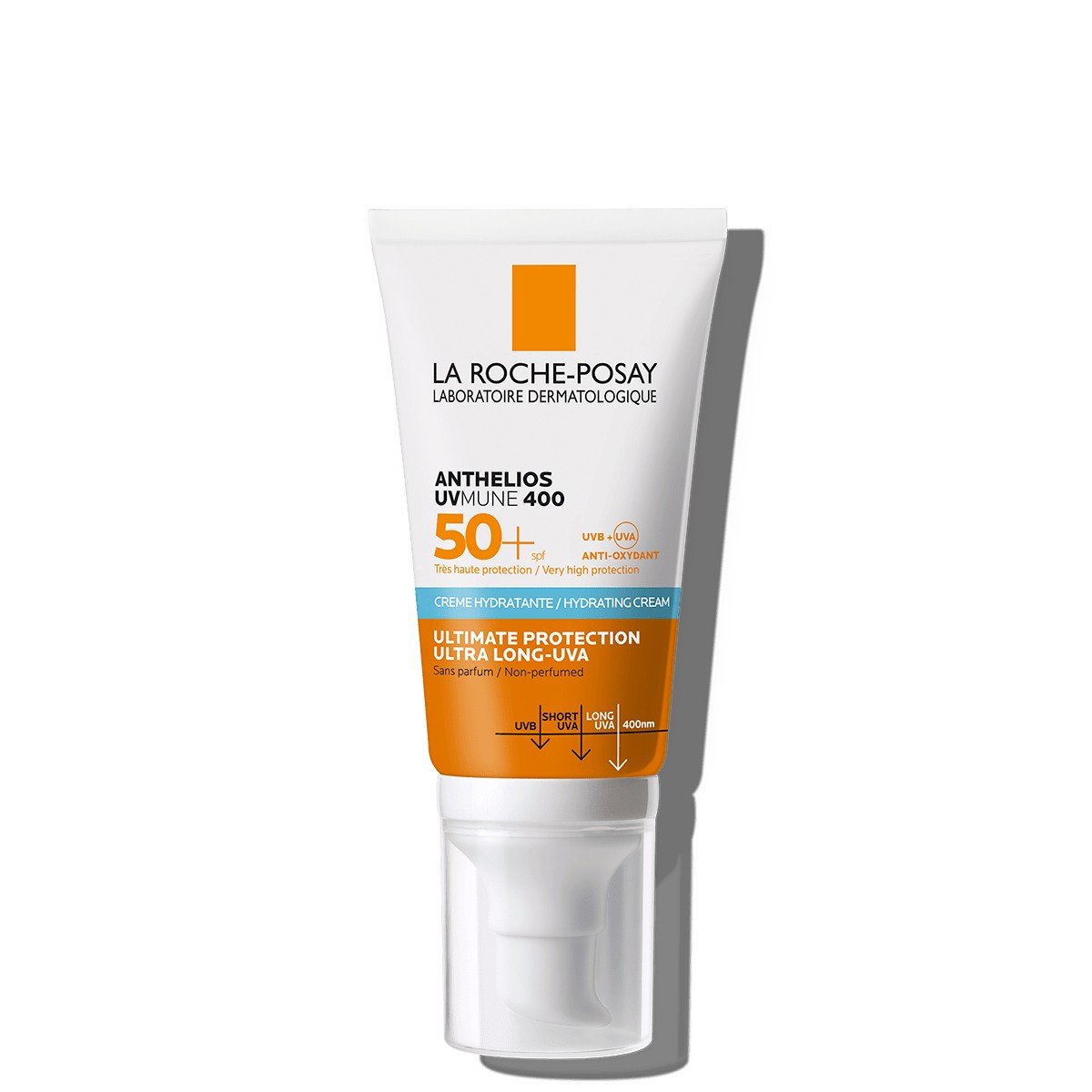 Crema protectie solara Anthelios UVMUNE 400 Crema hidratanta SPF50+ ten uscat